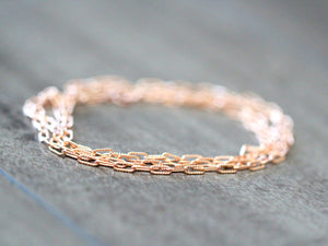 Textured Paperclip Choker