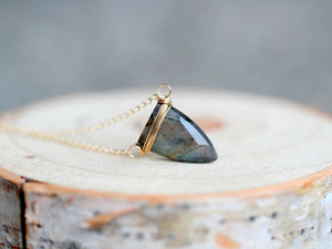 Finn Necklace -  Labradorite