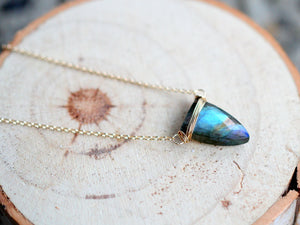 Finn Necklace -  Labradorite