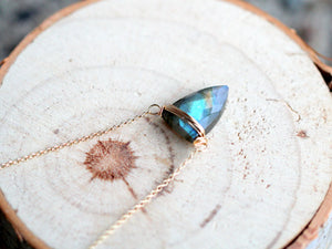 Finn Necklace -  Labradorite