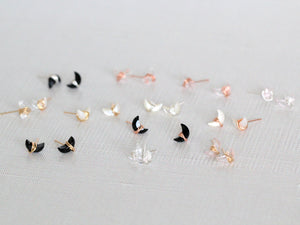 Mini Moonbeam Studs - Mother of Pearl