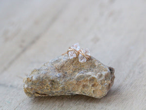 Herkimer Diamond Studs - As Seen On The Small Things Blog & Baby Daddy