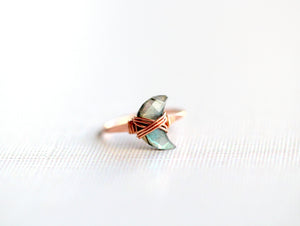 Moonbeam Ring - Labradorite