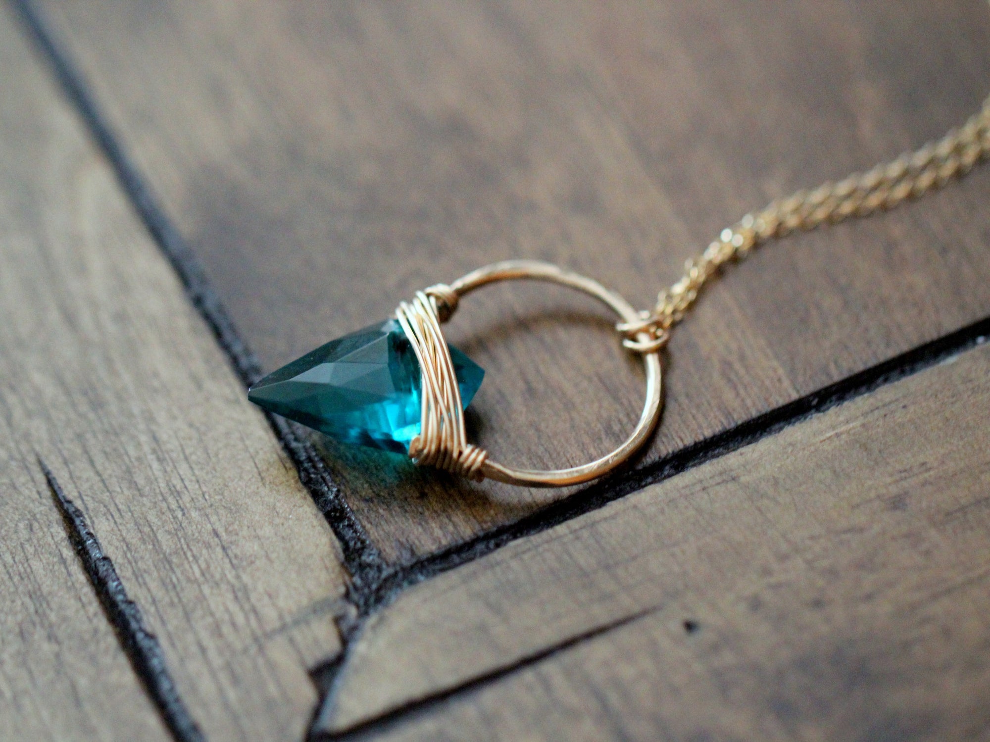 Albatross Necklace - Teal