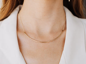 Contour Collar Necklace - ( As Seen On Arrow )