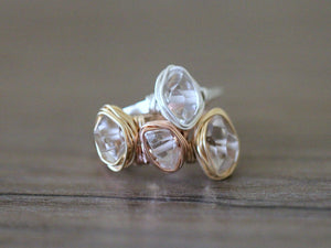 Herkimer Diamond Ring