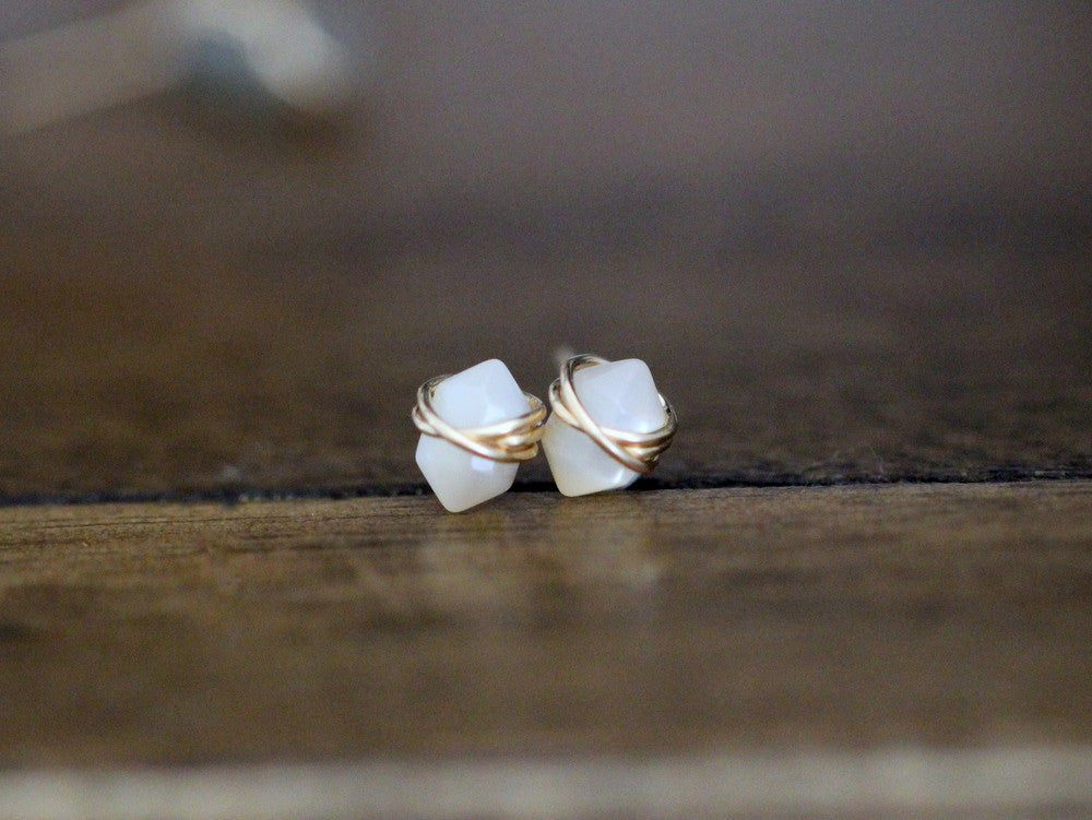 Pike Studs - Mother of Pearl