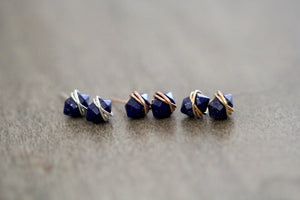 Pike Studs - Lapis Lazuli
