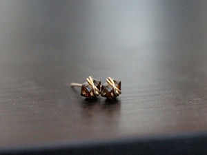 Pike Studs - Smoky Quartz