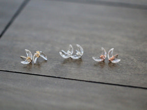 Moonbeam Studs - Crystal Quartz