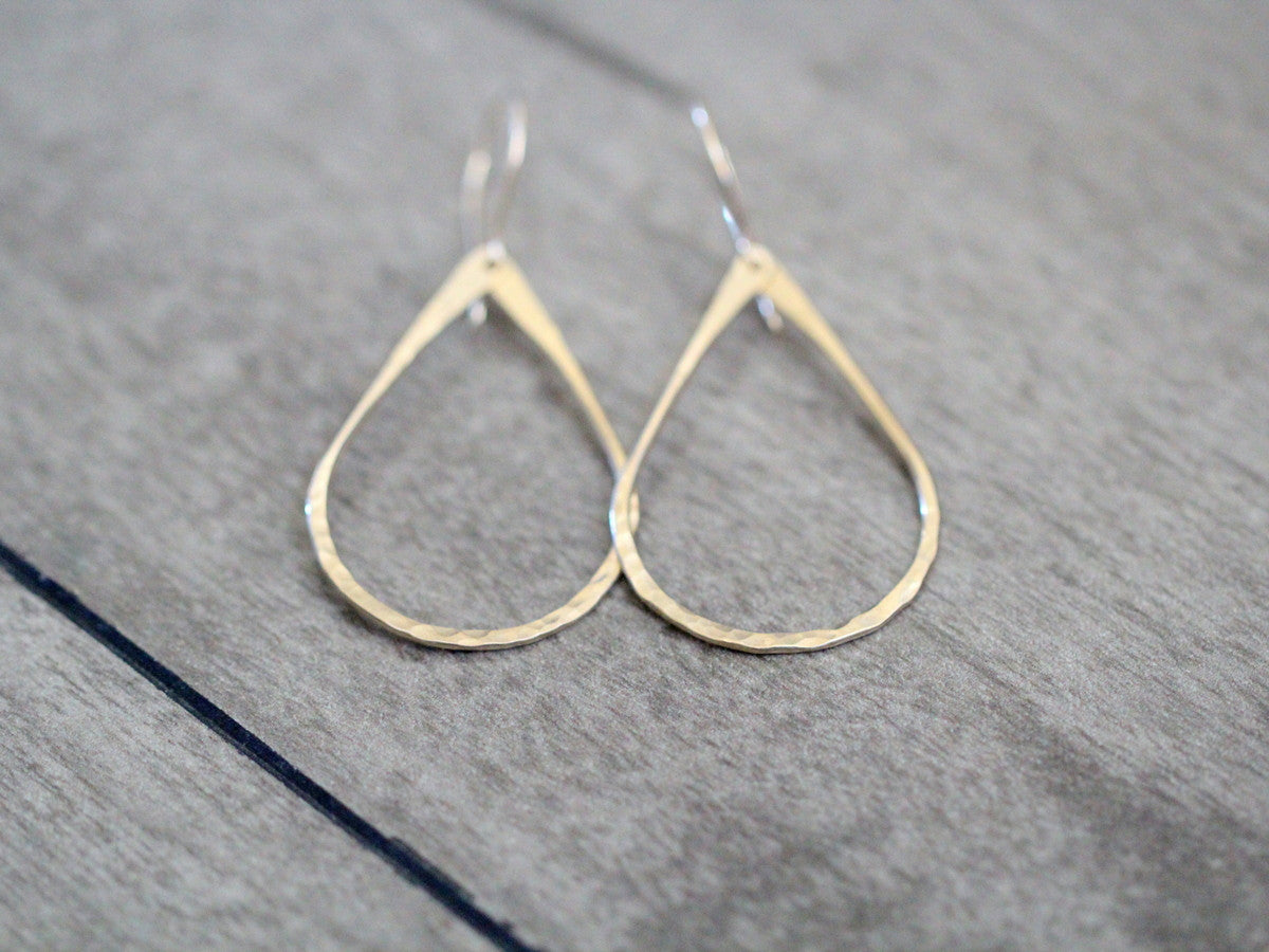 Teardrop Hoops