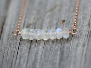 Moonstone Nugget Necklace