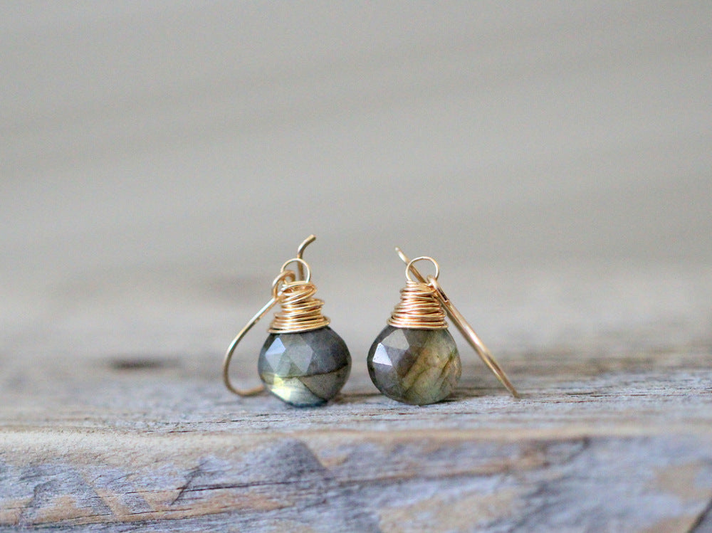 Labradorite Drop Earrings