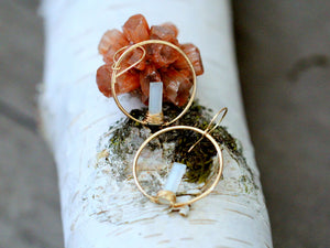 Sunrise Earrings - Moonstone