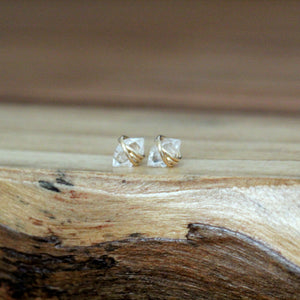 Herkimer Diamond Studs - As Seen On The Small Things Blog & Baby Daddy