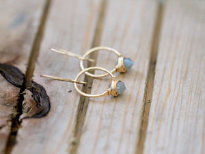 Pike Hoops - Labradorite