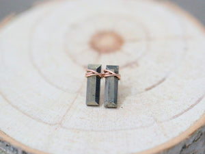 Pyrite Bar Studs