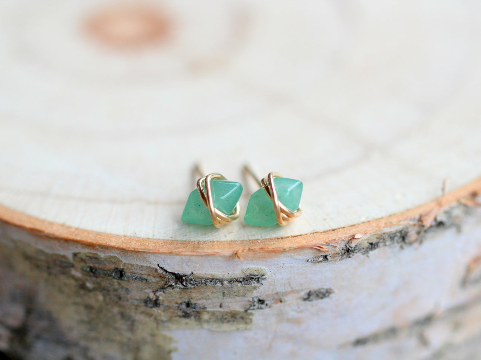 Pike Studs - Aventurine