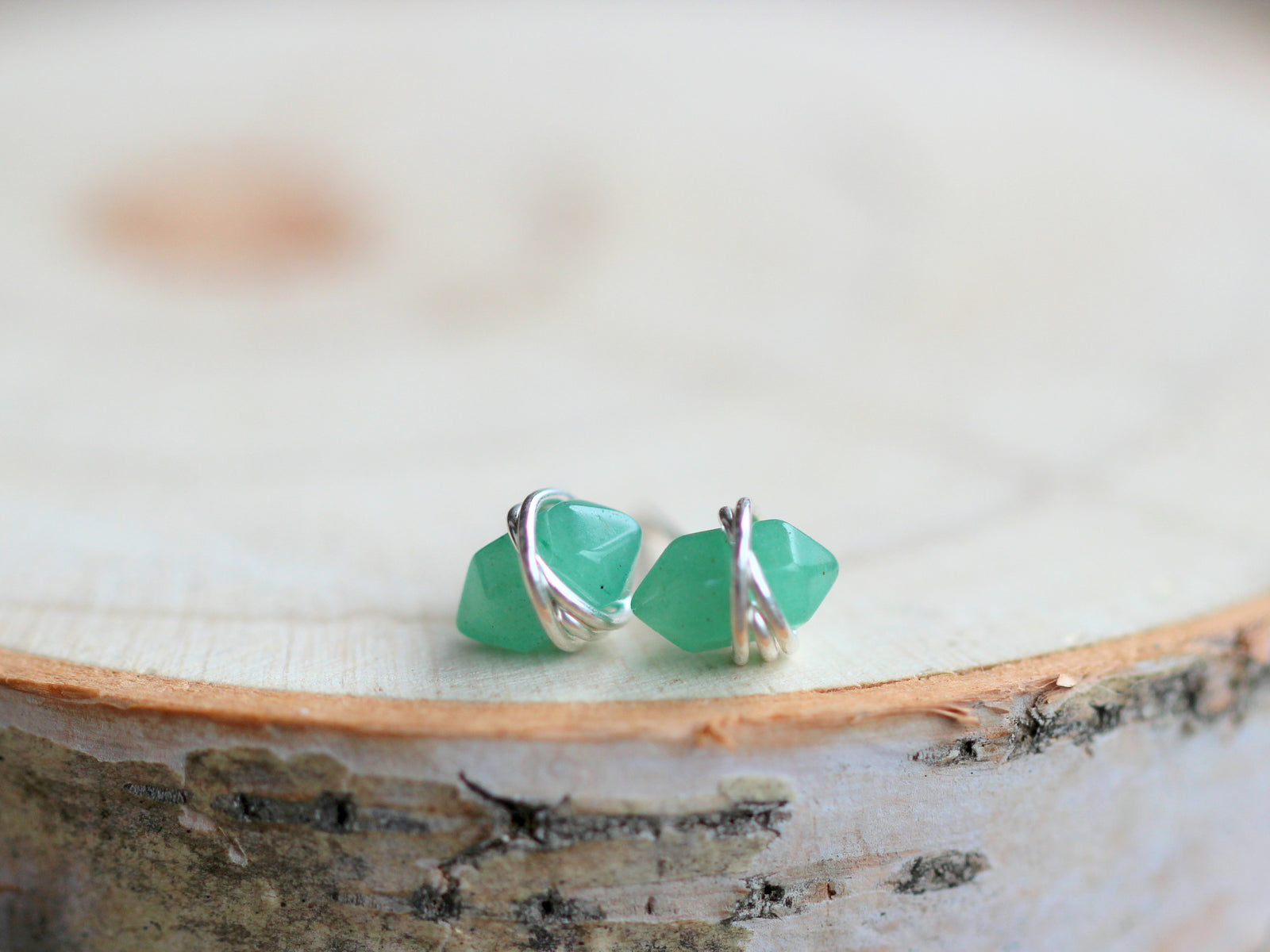 Pike Studs - Aventurine
