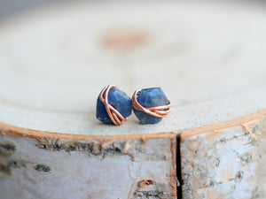 Comet Studs - Sapphire