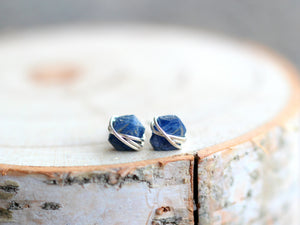 Comet Studs - Sapphire