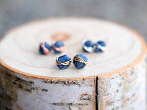 Comet Studs - Sapphire