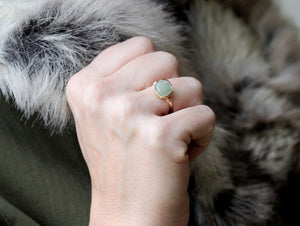 Aquamarine Cocktail Ring