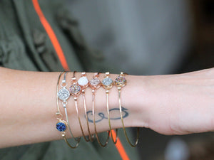 Druzy Stacking Bracelets