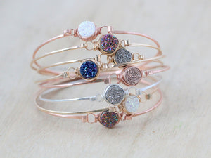 Druzy Stacking Bracelets