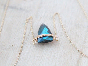 Finn Necklace -  Labradorite