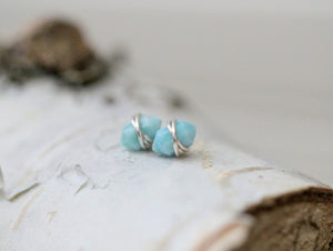 Pike Studs - Larimar