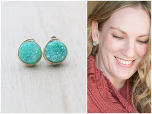 Druzy Studs (Multiple Colors)