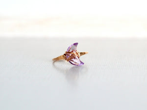 Moonbeam Ring - Amethyst