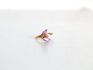 Moonbeam Ring - Amethyst