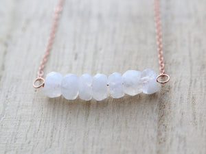 Moonstone Nugget Necklace