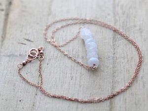 Moonstone Nugget Necklace