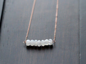 Moonstone Nugget Necklace