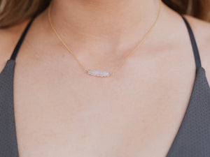 Moonstone Nugget Necklace