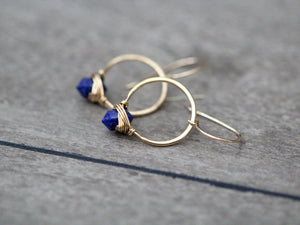 Pike Hoops - Lapis Lazuli  ( As Seen On The Sinner )