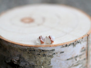 Pike Studs - Moonstone