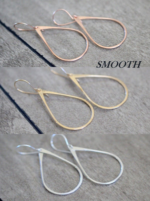 Teardrop Hoops