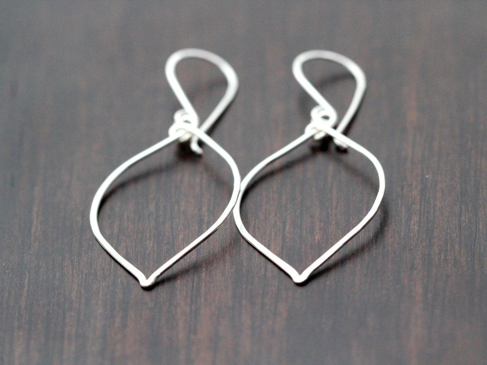 Silver Leaf Earrings