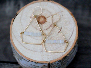 Swing Earrings - Moonstone