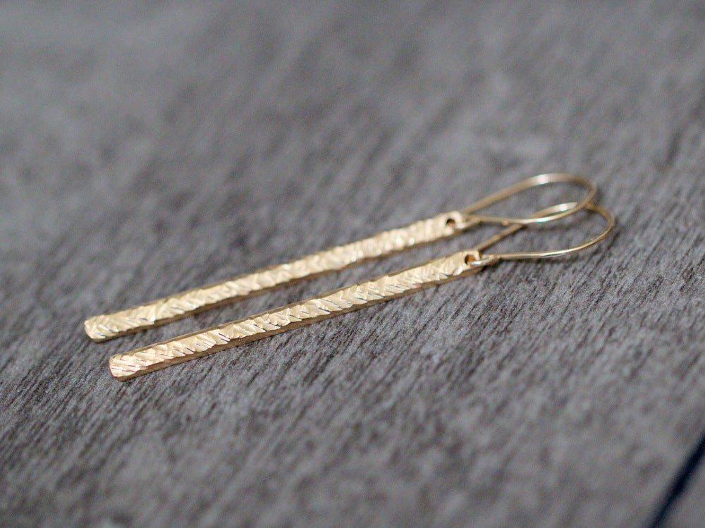 Long and Lean Bar Earrings