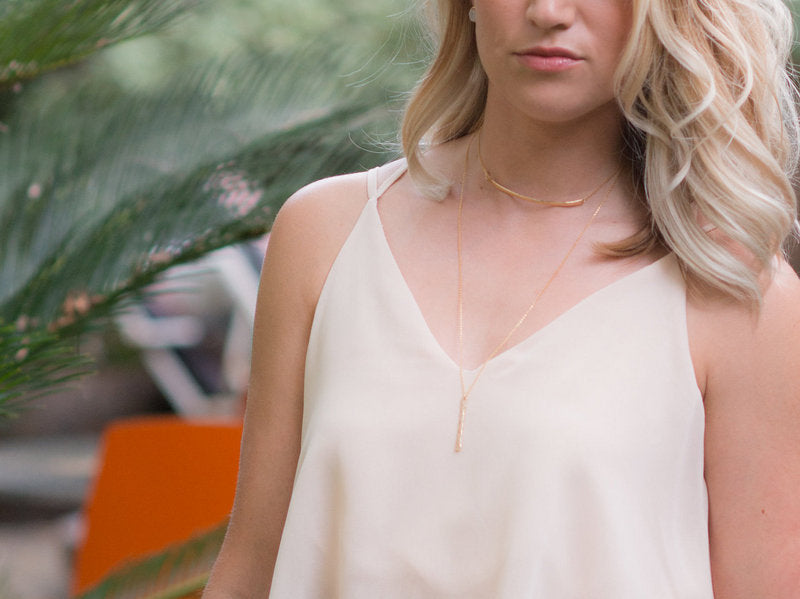 Vertical Bar Necklace