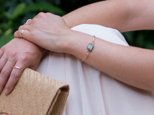 Labradorite Nugget Bracelet