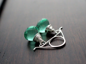 Caribbean Green Quartz Drops