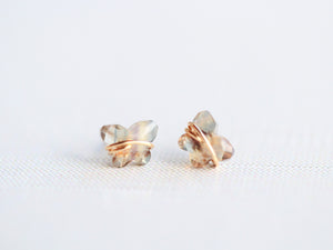 Papillon Studs - Fluorite