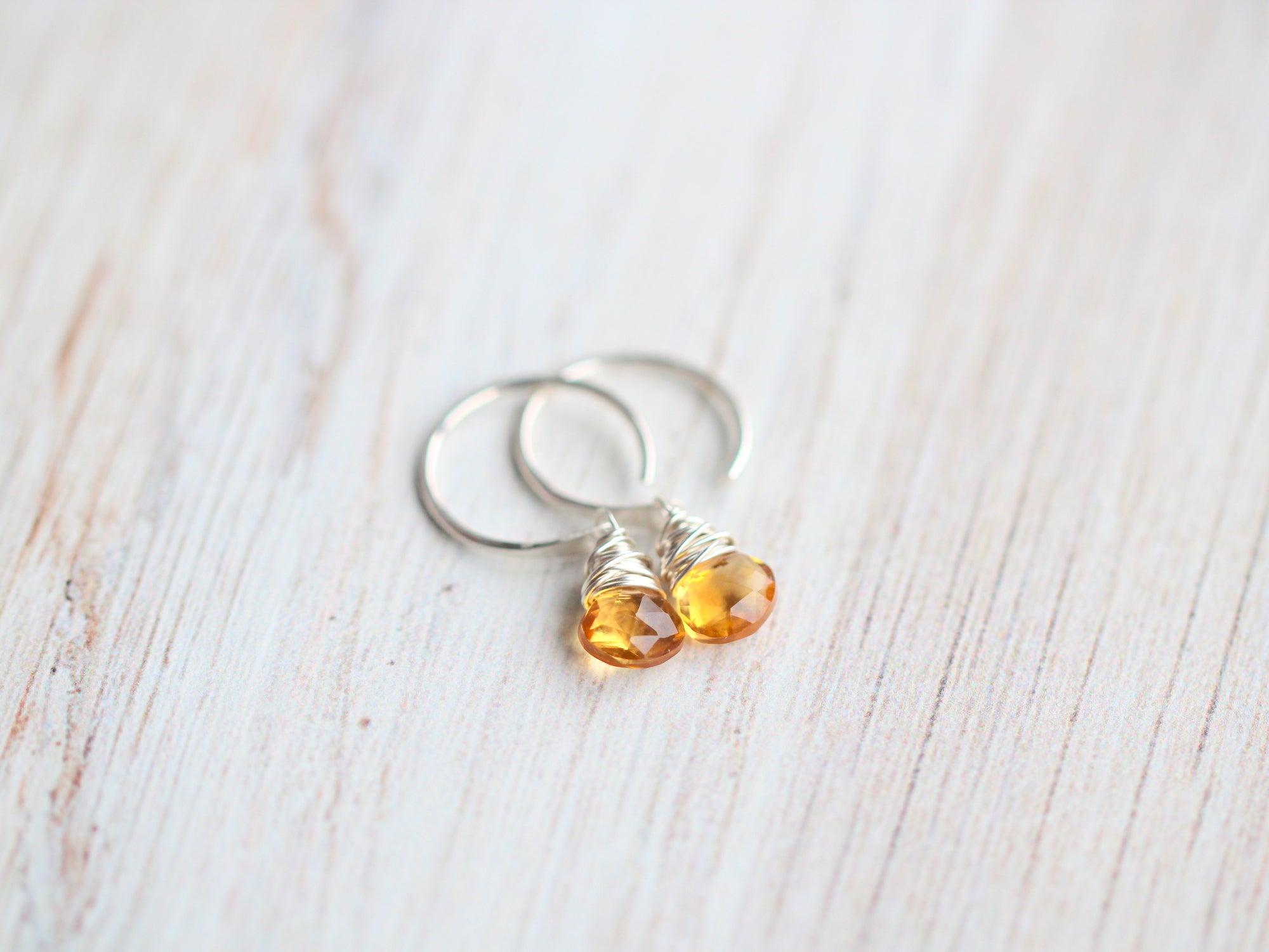 Citrine Dangle Hugs