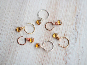 Citrine Dangle Hugs